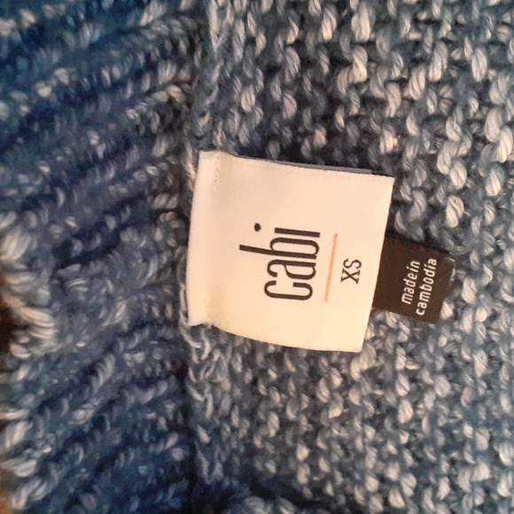 CAbi Blue Textured Women's Cardigan - Picture 3 of 7
